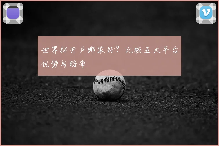 世界杯开户哪家好？比较五大平台优势与赔率
